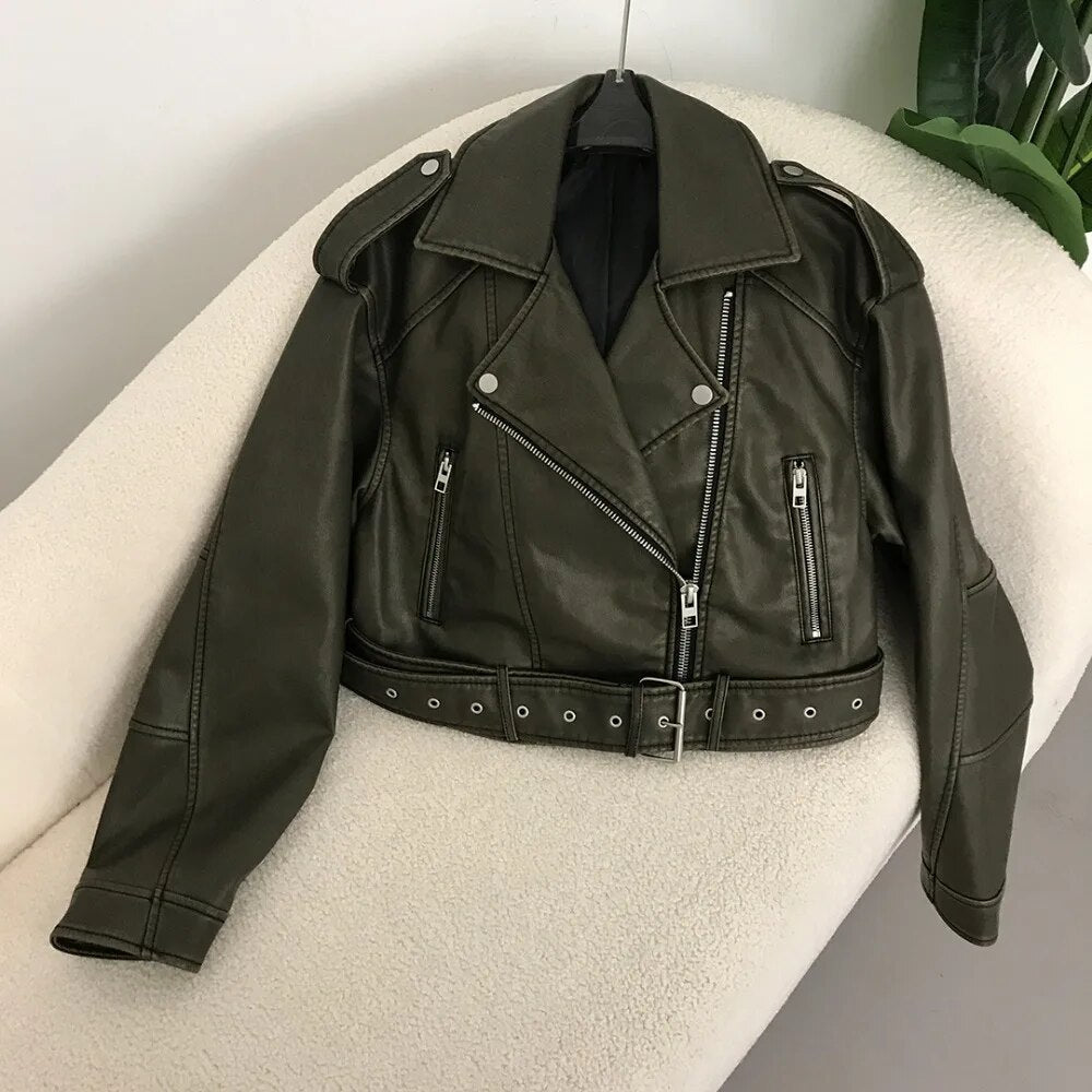 EB | elegante Lederjacke für den Frühling
