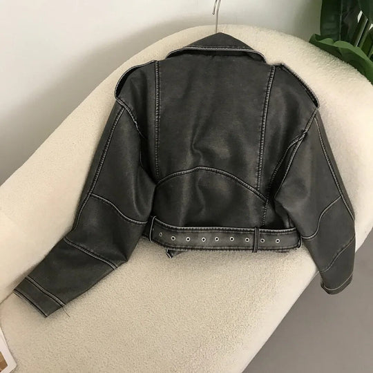 EB | elegante Lederjacke für den Frühling