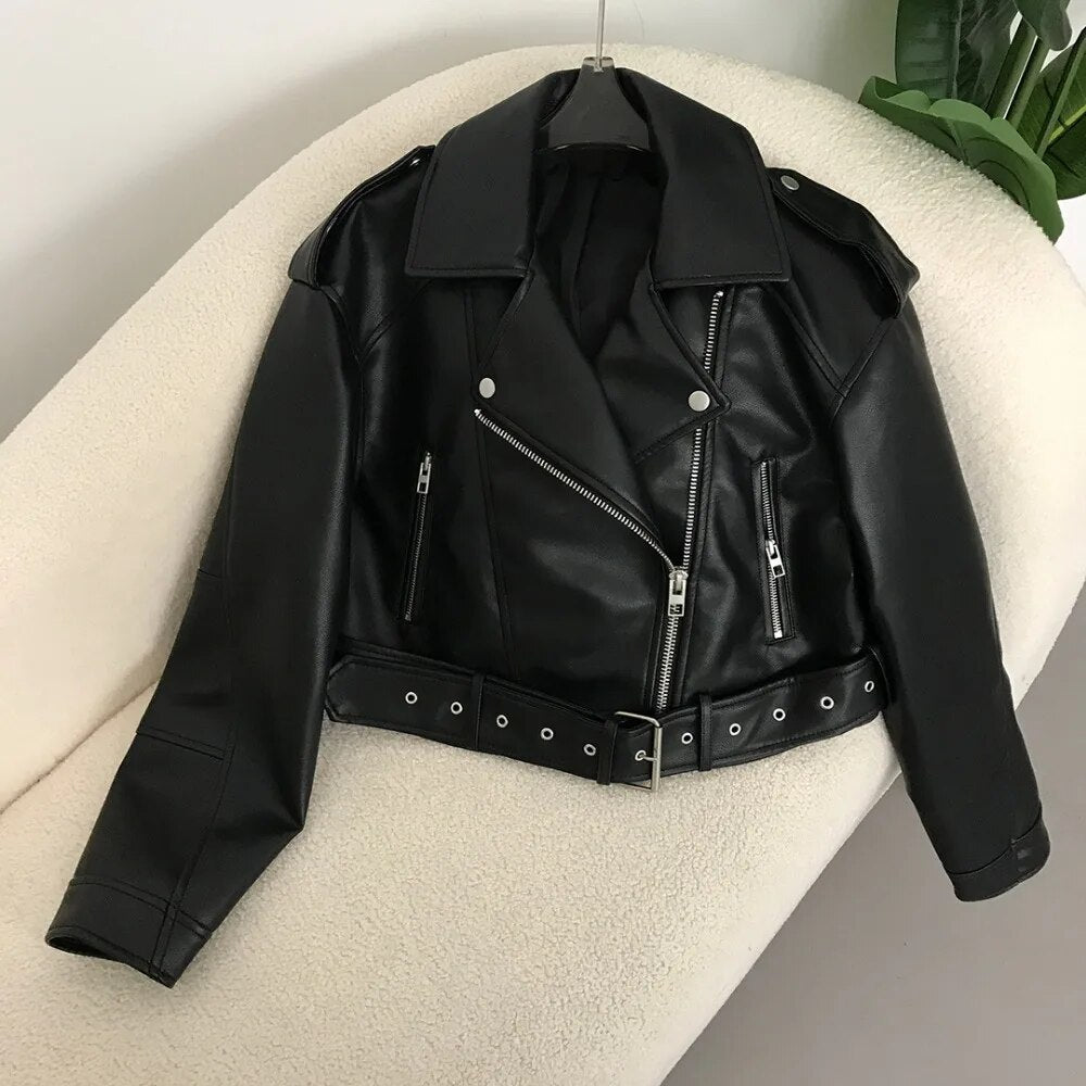 EB | elegante Lederjacke für den Frühling
