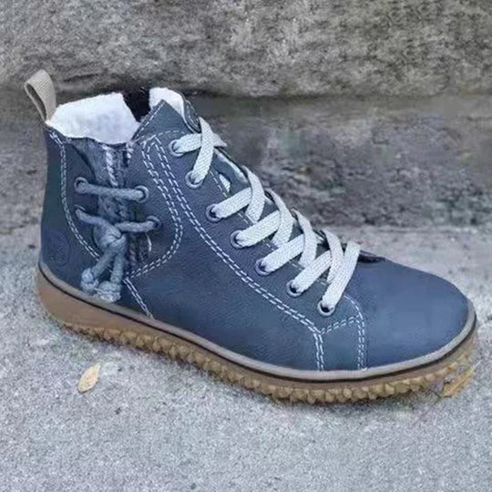 Elegante Lederschuhe im Vintage-Stil EB