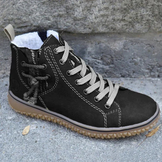Elegante Lederschuhe im Vintage-Stil EB