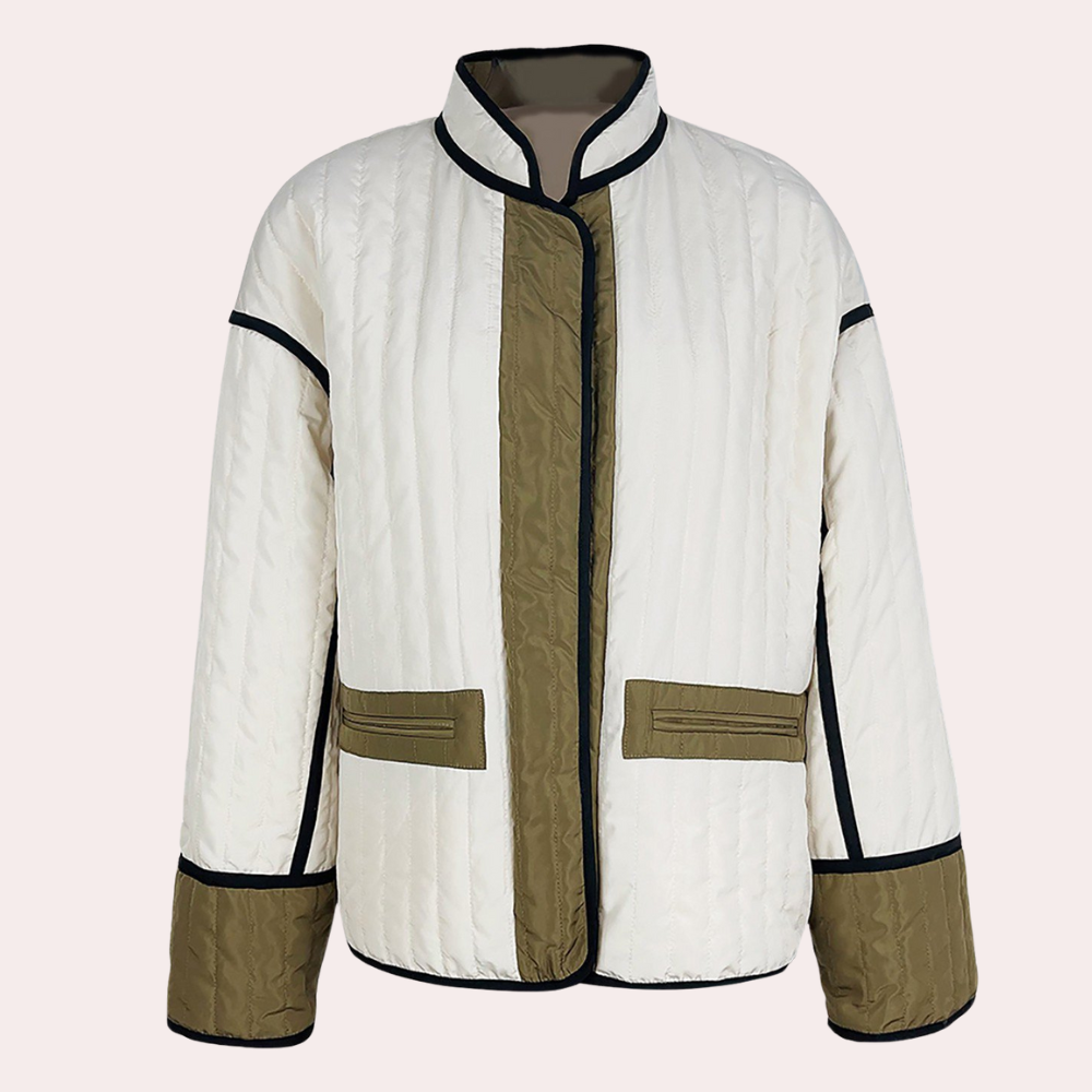 EB | Elegante Texturierte Herbstjacke für Damen