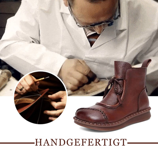 Modische Damenstiefeletten, Vintage-Leder & stilvoll EB EB