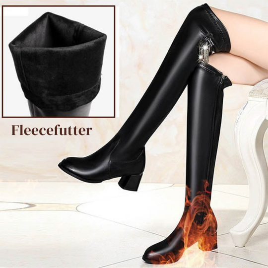 Elegante Lederstiefel für Damen, klassisch & trendy EB EB