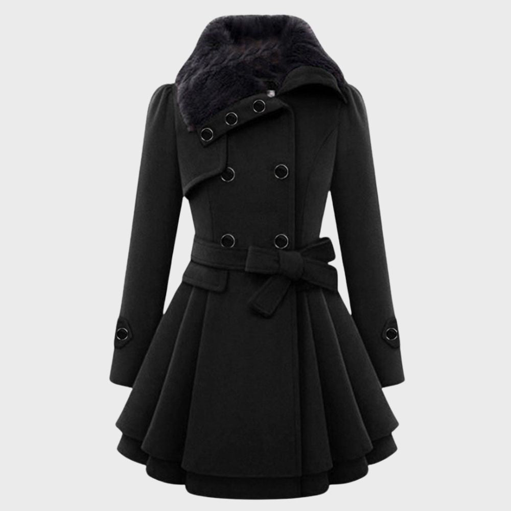 EB | Trendy Damen Mantel Kleid Elsa