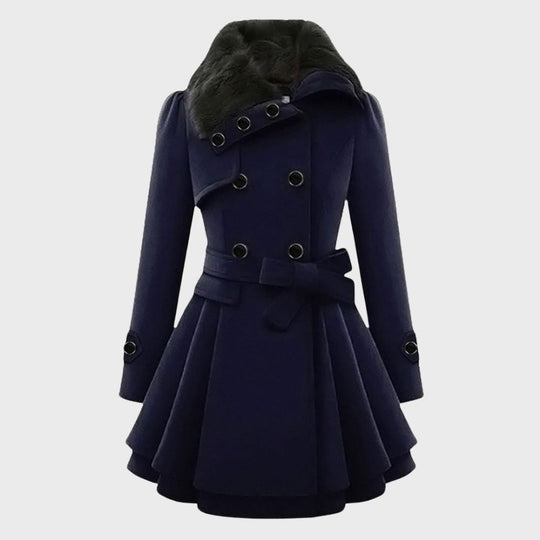 EB | Trendy Damen Mantel Kleid Elsa