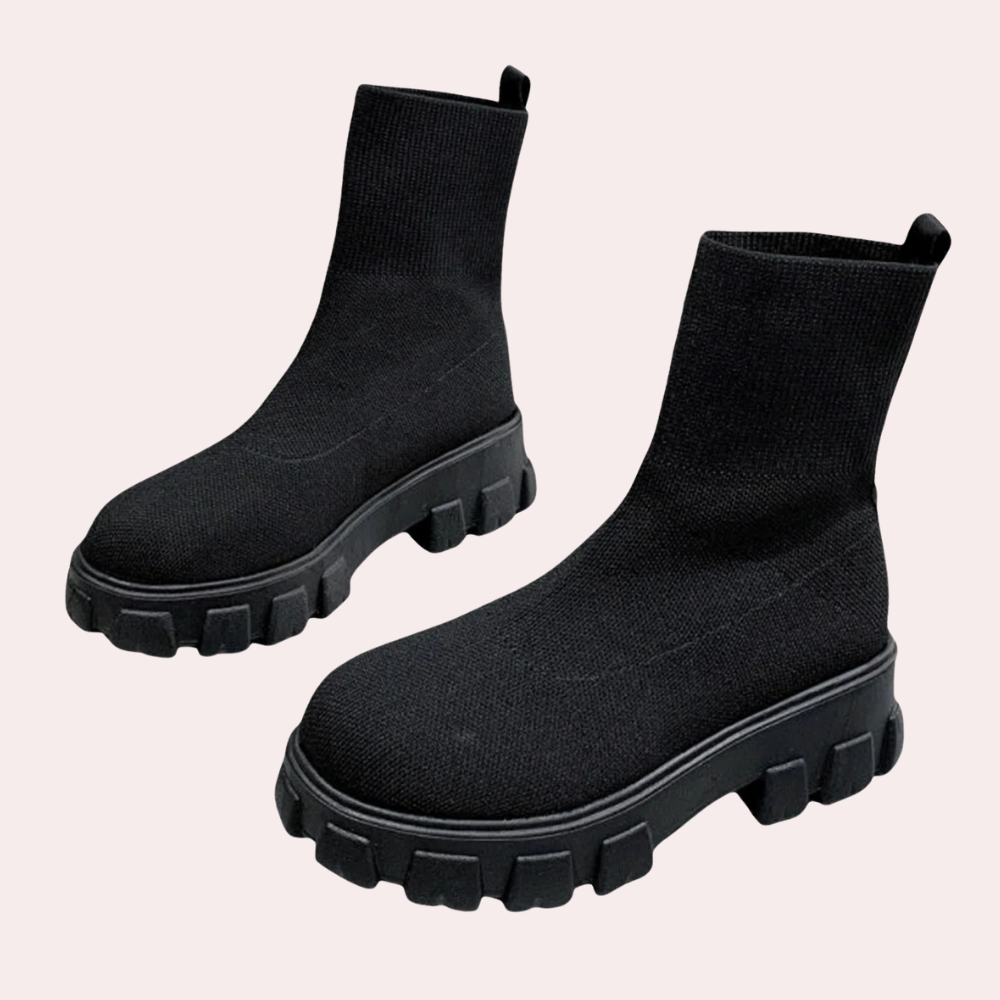 Trendige Strickstiefel für Damen EB