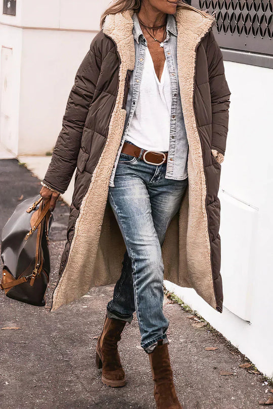 EB | Eleganter Doppelseitiger Warmer Parka