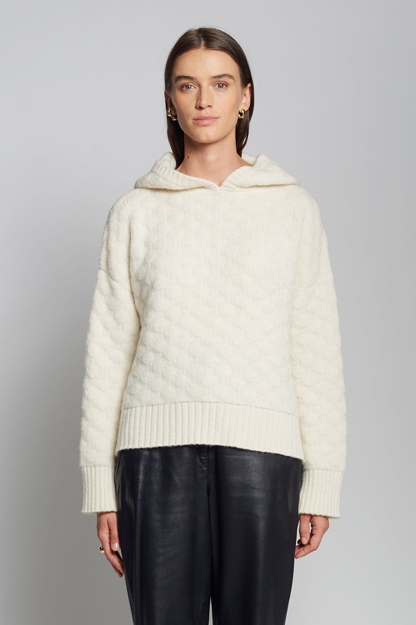 EB | Strick Hoodie Weich und Bequem Modernes Aussehen