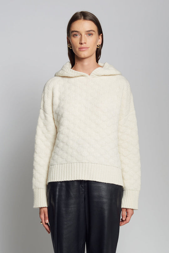 EB | Strick Hoodie Weich und Bequem Modernes Aussehen