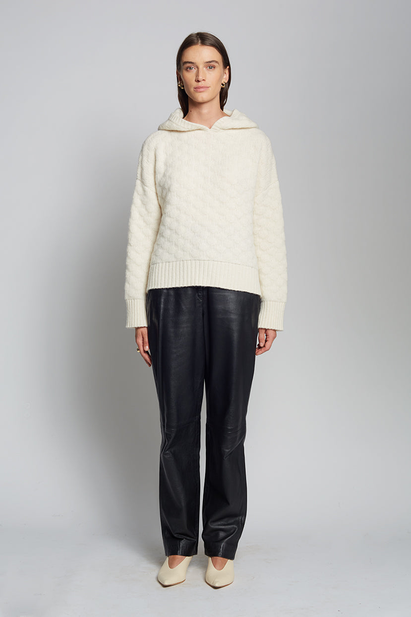 EB | Strick Hoodie Weich und Bequem Modernes Aussehen