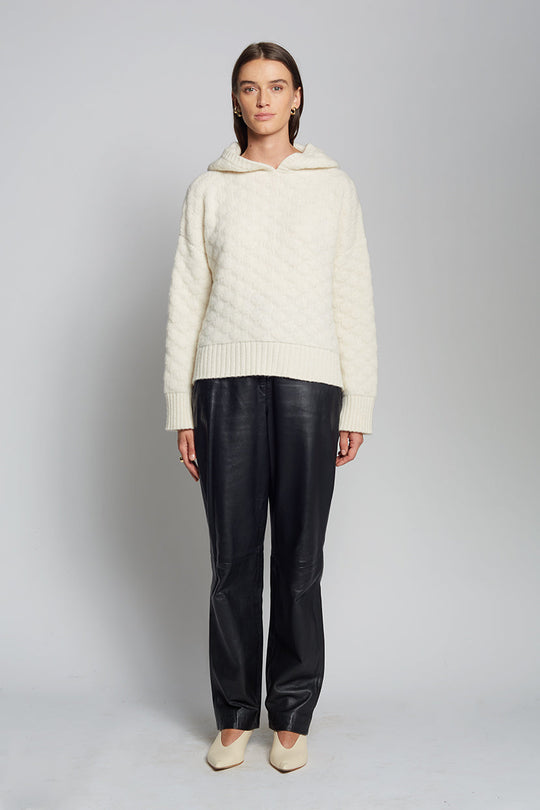 EB | Strick Hoodie Weich und Bequem Modernes Aussehen