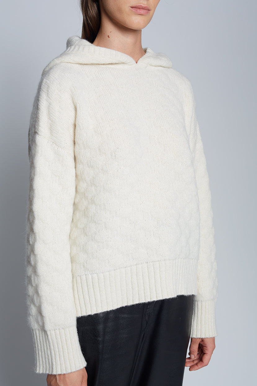 EB | Strick Hoodie Weich und Bequem Modernes Aussehen