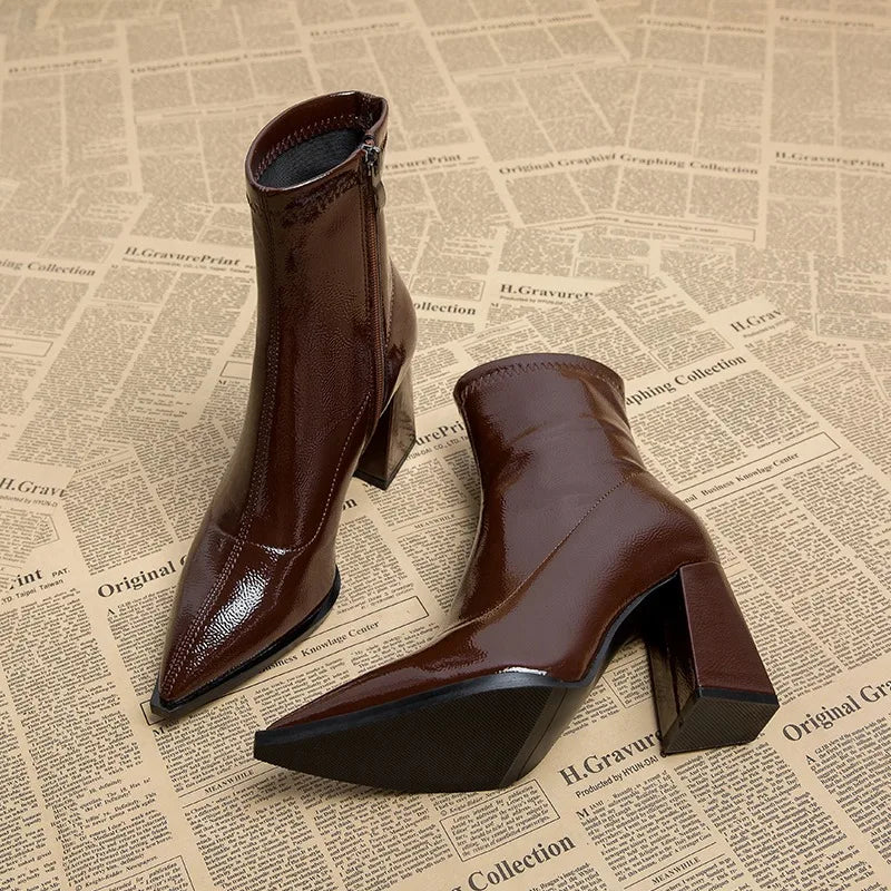 EB |  Damen-Stiefeletten mit hohem Absatz