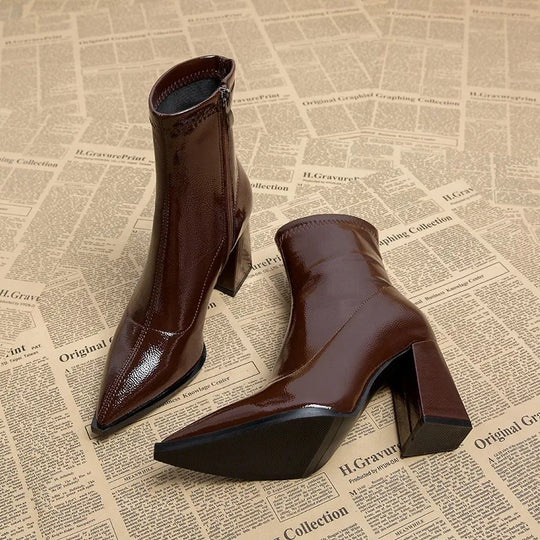 EB |  Damen-Stiefeletten mit hohem Absatz