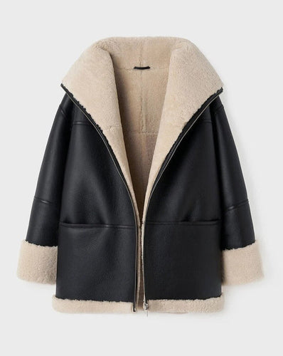 EB | Warmer Mantel mit Fell