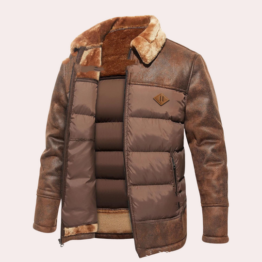 EB | Gestepptes Hüftlanges Winterjacke Stehkragen Vollzip-Jacke