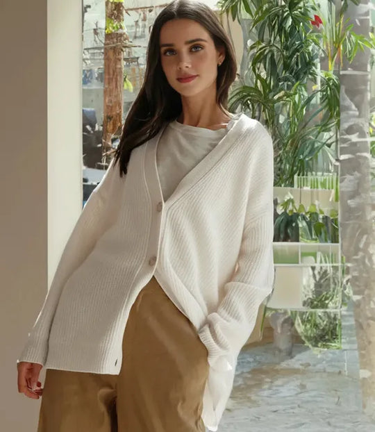 EB | Stilvolle Kaschmir-Strickjacke