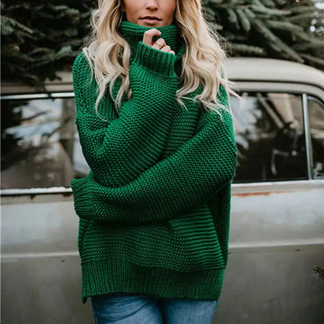 EB | Klassischer Rollkragenpullover Aus Strick
