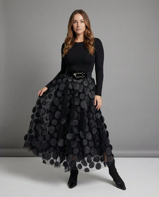 Verspielter Polka Dot Rock | EB