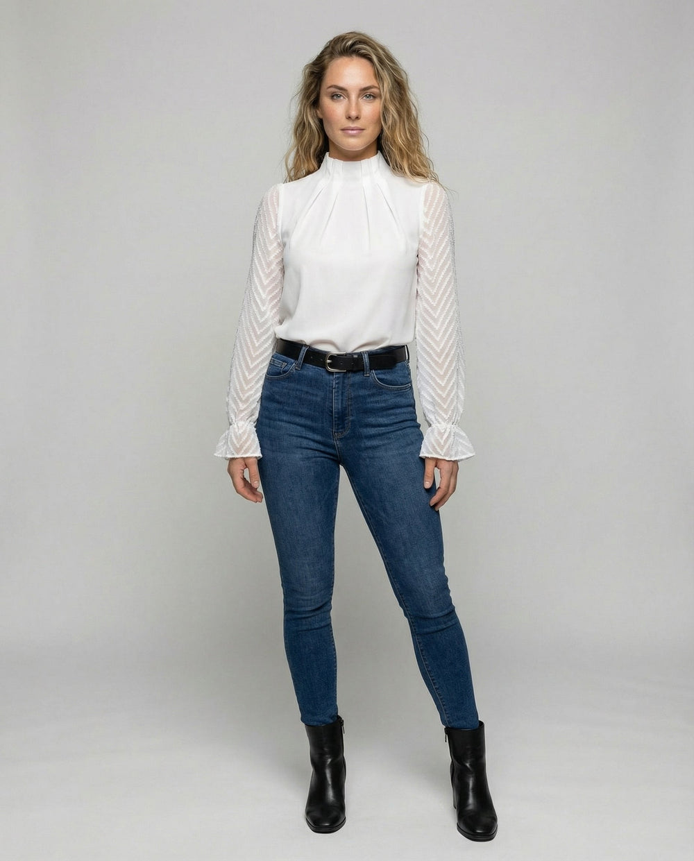 Elegantes Langarm Oberteil Damen | EB