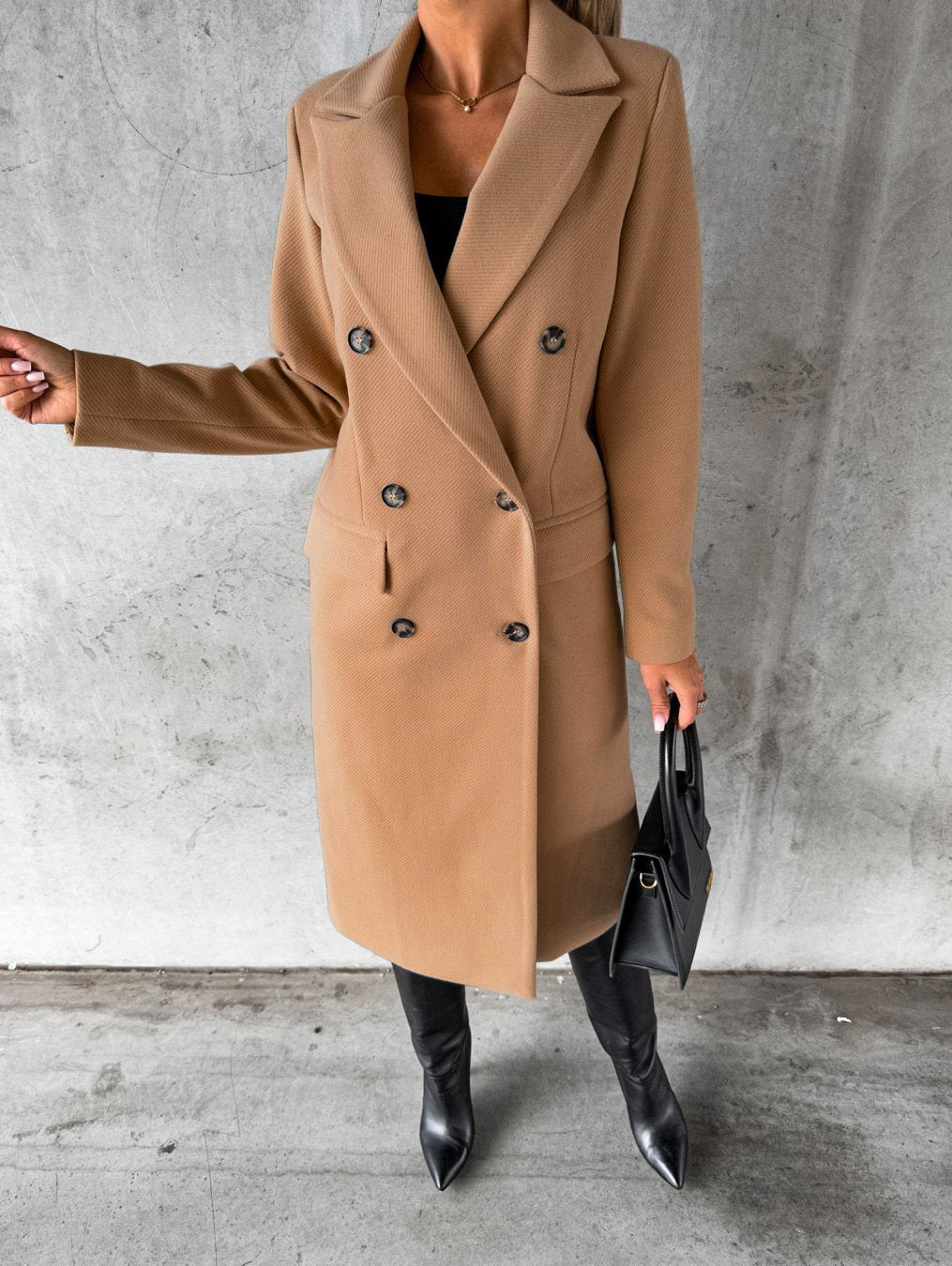 EB | Elegante und Bequeme Lange Jacke Mantel Damen Jesse