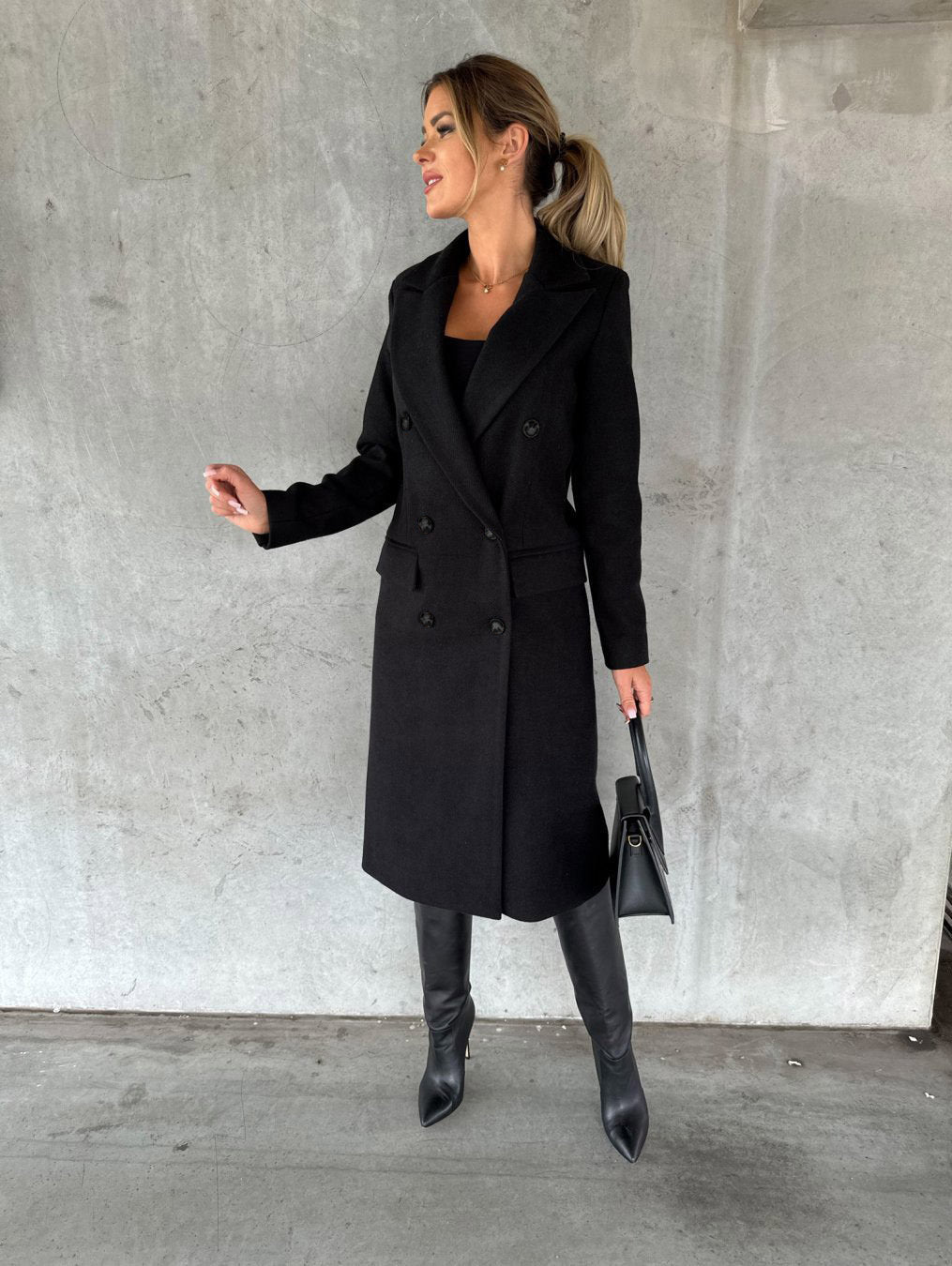 EB | Elegante und Bequeme Lange Jacke Mantel Damen Jesse