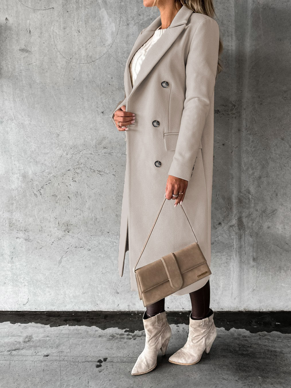 EB | Elegante und Bequeme Lange Jacke Mantel Damen Jesse