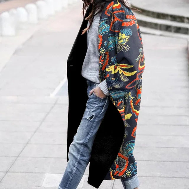 EB | Eleganter Cardigan mit Retro Muster