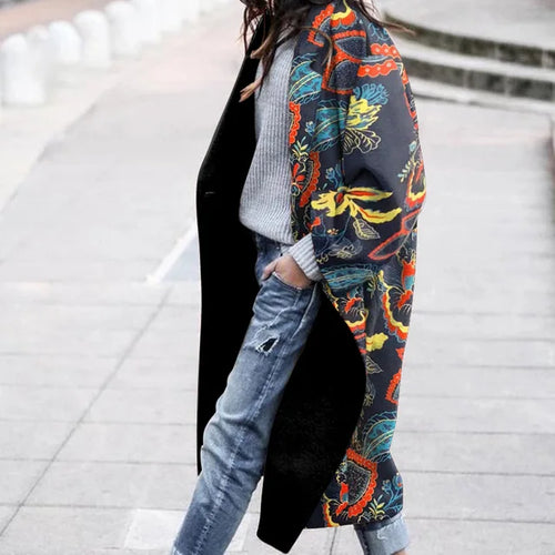 EB | Eleganter Cardigan mit Retro Muster