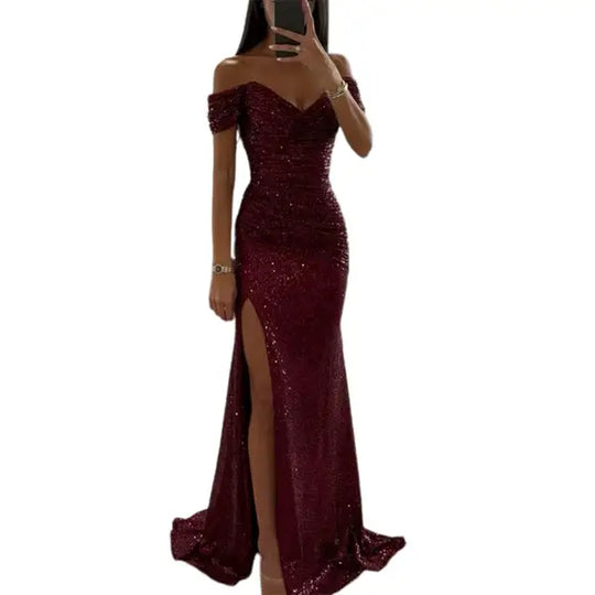 EB | Kleid Elegant Off-Shoulder Abendkleid