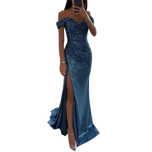 EB | Kleid Elegant Off-Shoulder Abendkleid