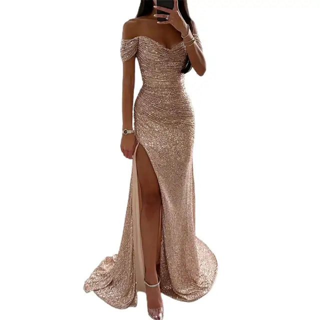 EB | Kleid Elegant Off-Shoulder Abendkleid