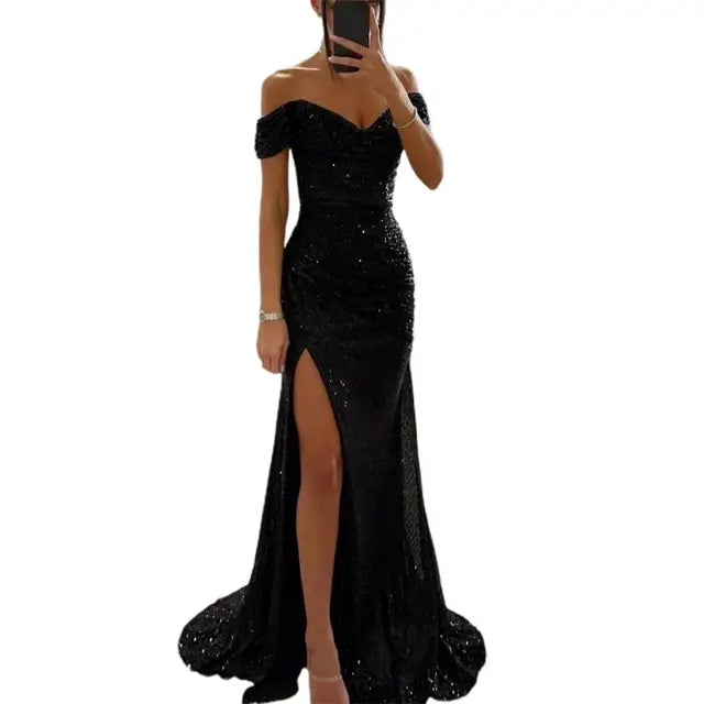 EB | Kleid Elegant Off-Shoulder Abendkleid
