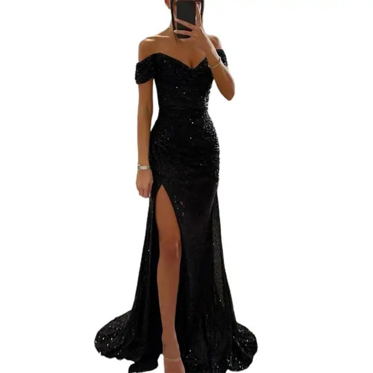 EB | Kleid Elegant Off-Shoulder Abendkleid