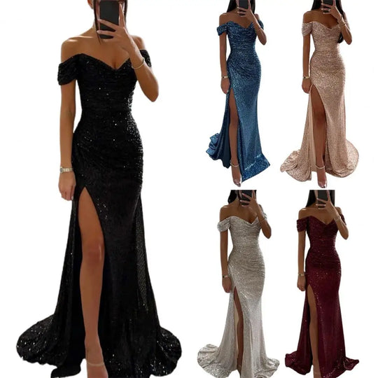 EB | Kleid Elegant Off-Shoulder Abendkleid