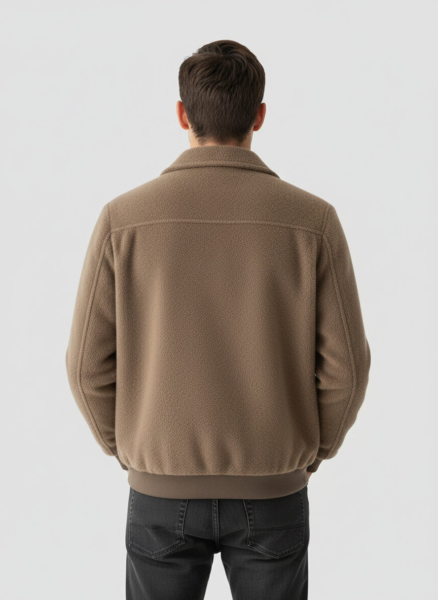EB | Herbstjacke mit Strukturiertem Schnitt und Taschen