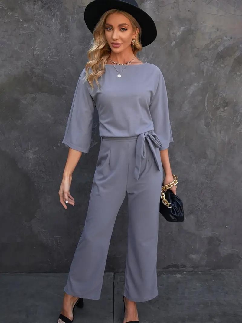 EB | Stylischer Jumpsuit mit Gürtel
