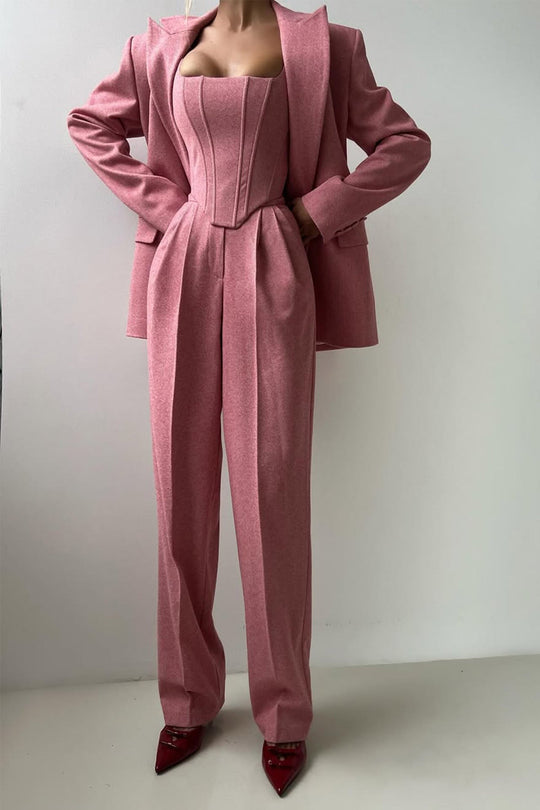 EB | Dreiteiliger Anzug mit Doppeltem Blazer