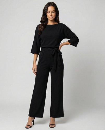 EB | Stylischer Jumpsuit mit Gürtel