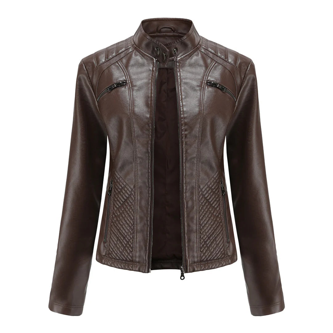 EB | Kunstleder Damenjacke