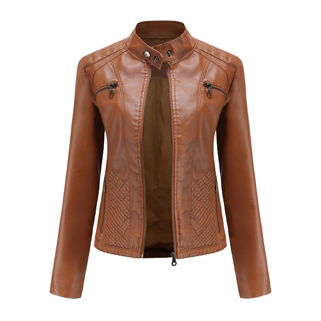 EB | Kunstleder Damenjacke