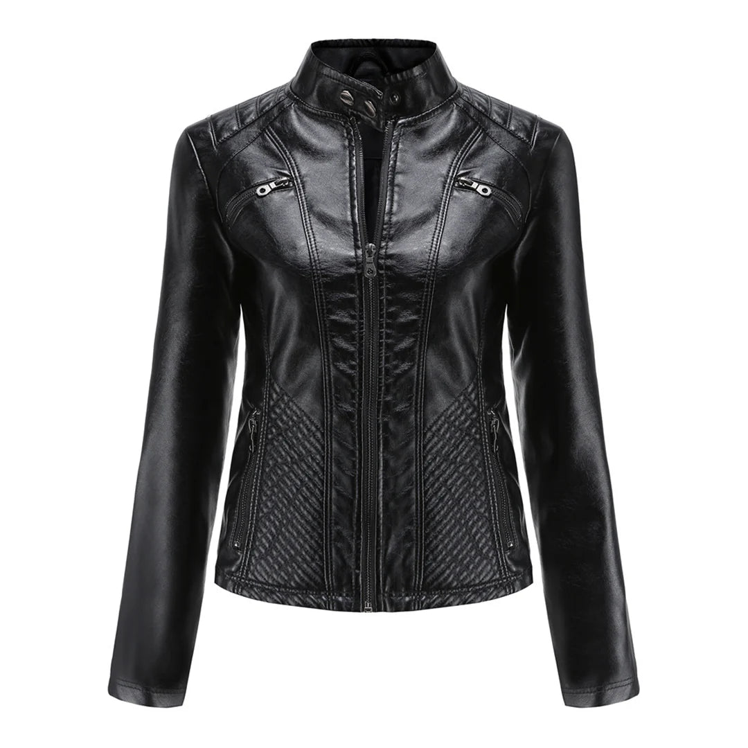 EB | Kunstleder Damenjacke