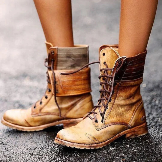Laura modische Stiefel mit Schnürung EB