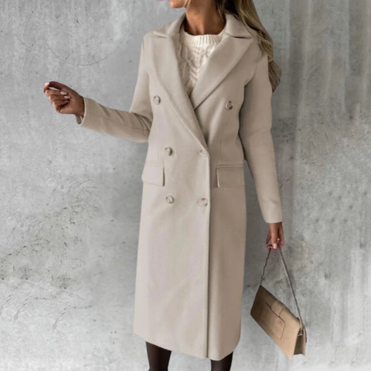 EB | Eleganter Damen Langer Trenchcoat mit zeitlosem Komfort