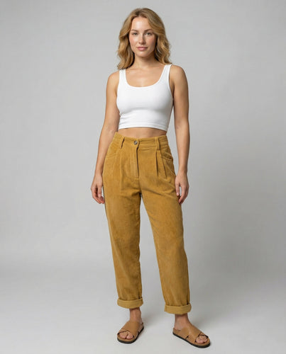 Lässige Komfort Cordhose Damen | EB