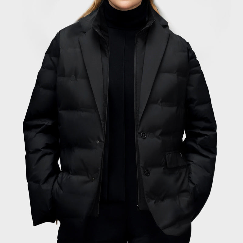 EB | Gesteppt Blazer Mantel