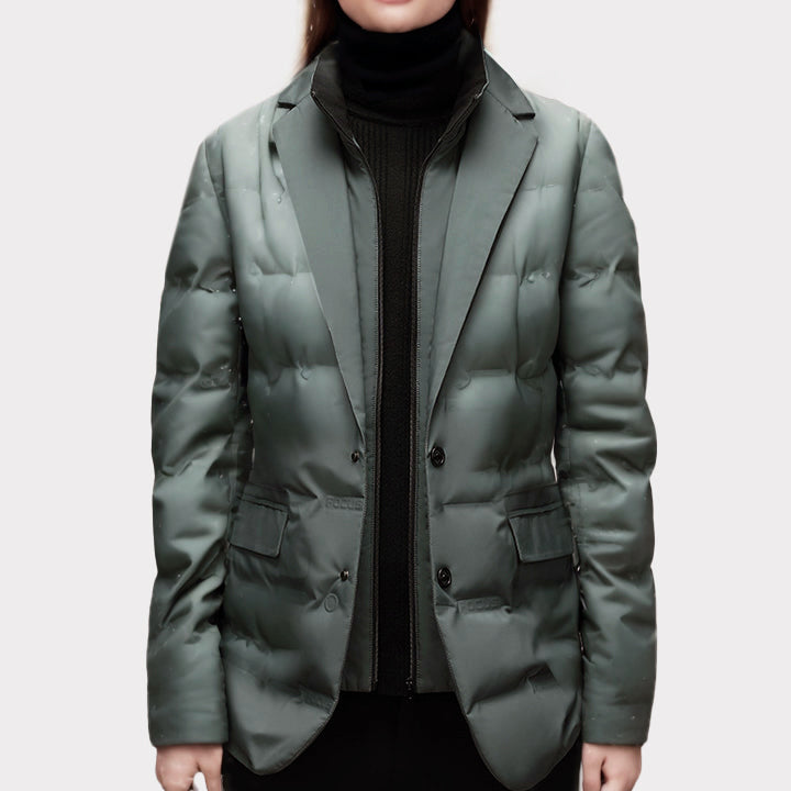 EB | Gesteppt Blazer Mantel