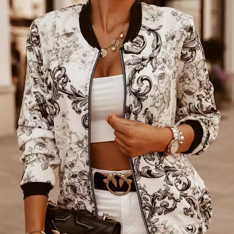 EB | Florale Leichte Jacke