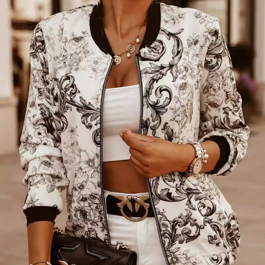 EB | Florale Leichte Jacke
